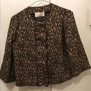 Valentino Brown/ glitter blouse top​​​​​
